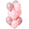 Ballonnen Elegant Lush Blush 18 Jaar 30cm - 12 stuks